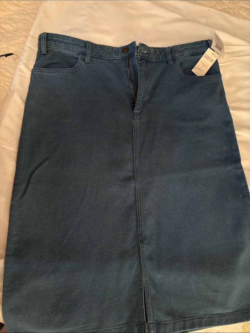 Woman’s Blue Jean Skirt by Duluth Trading Company